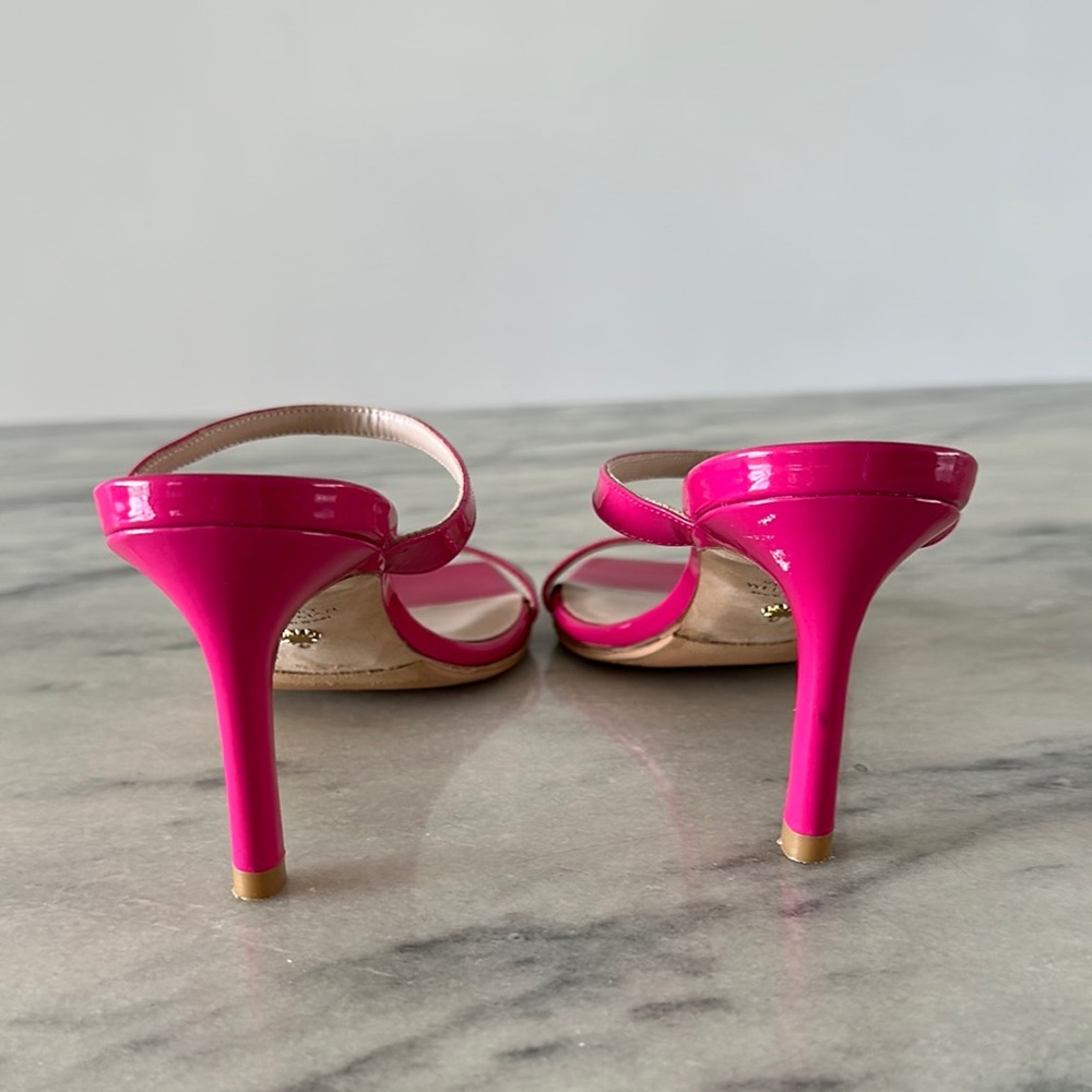 Stuart Weitzman Aleena 75 Patent Hot Pink Size 6 - Picture 12 of 16